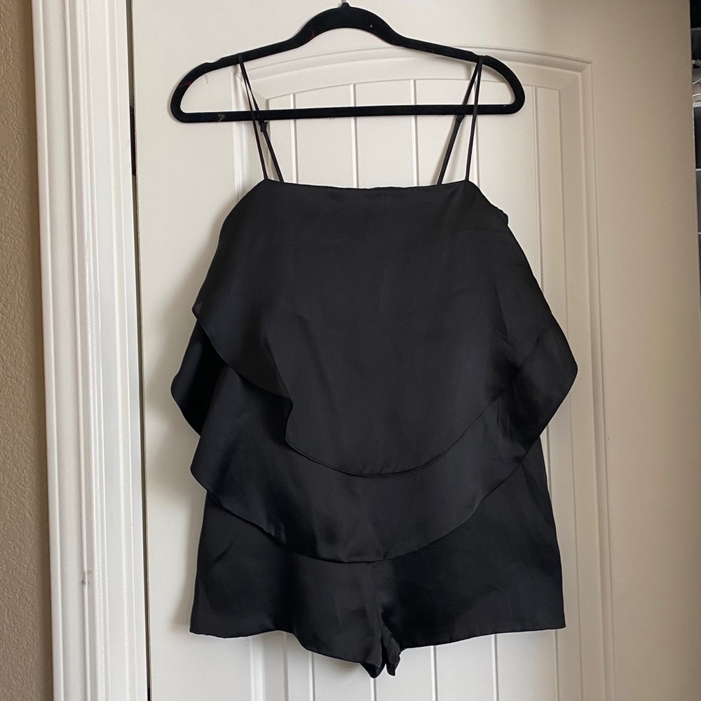Keepsake the label black layered romper